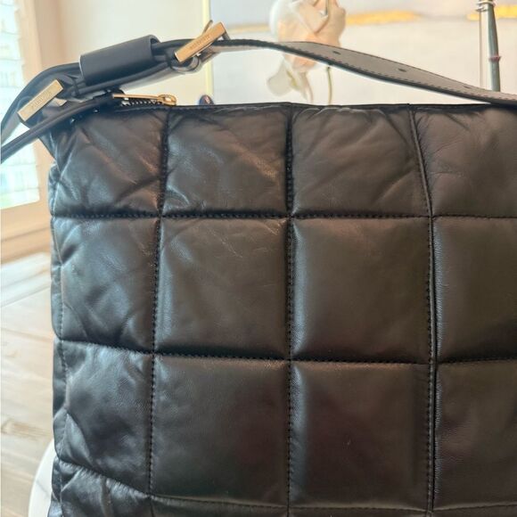 All Saints Edbury Quilted Leather Shoulder Bag - Picture 2 of 7